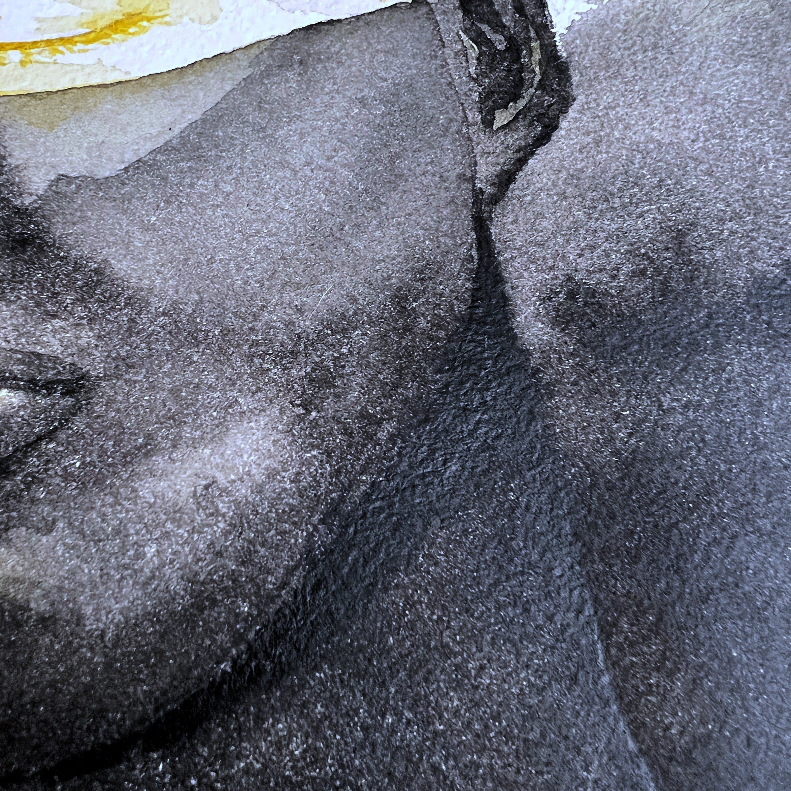 Light in the Darkness (Original Ink and Watercolor)