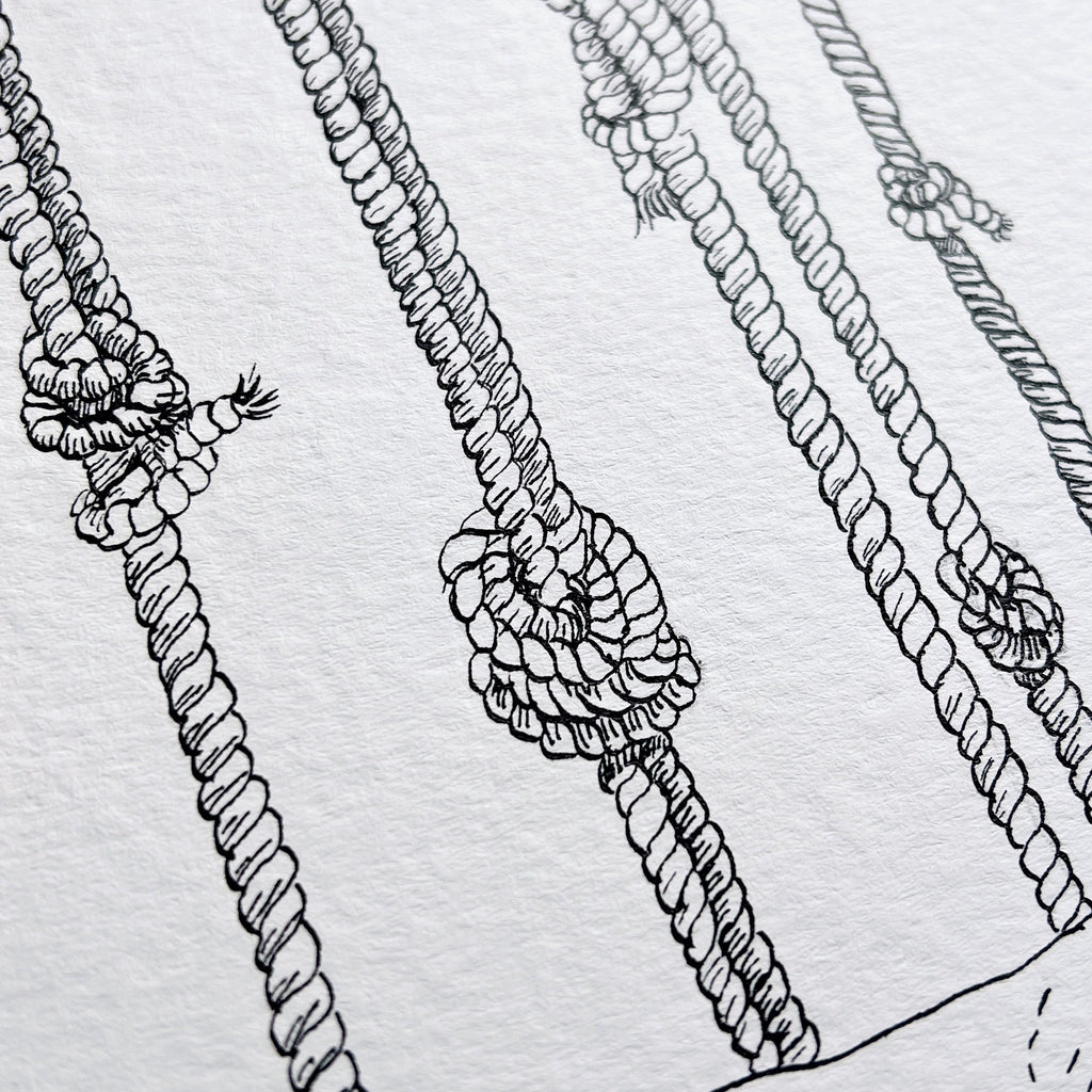 Knotted (Original Ink and Watercolor)