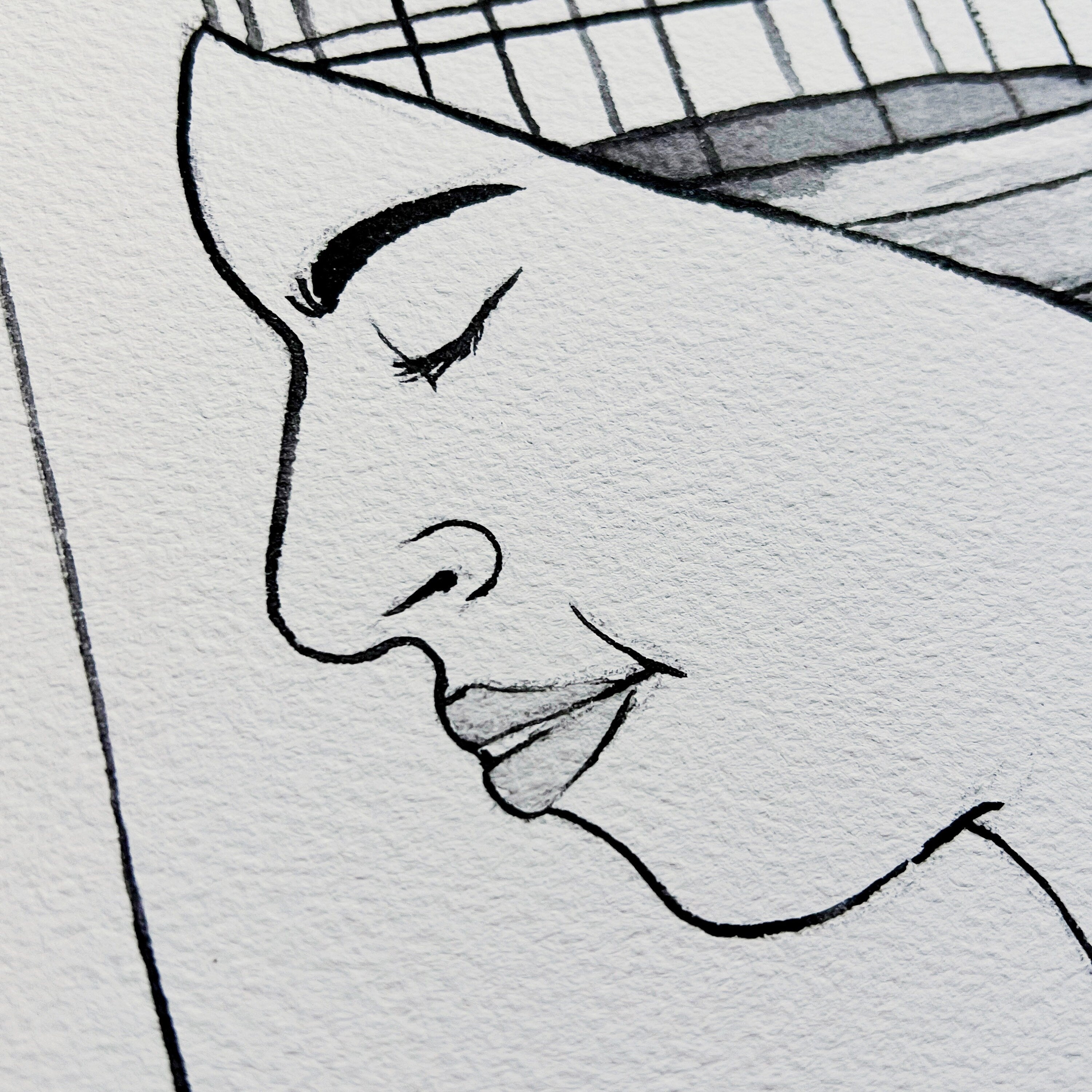 Kingfisher (Original Ink and Watercolor)