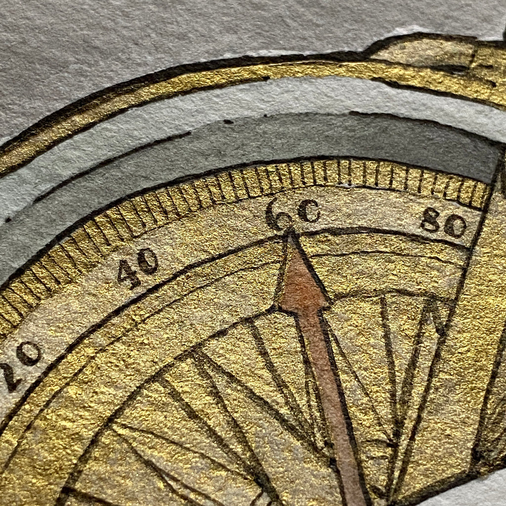 Finding A Way (Original Ink and Watercolor)