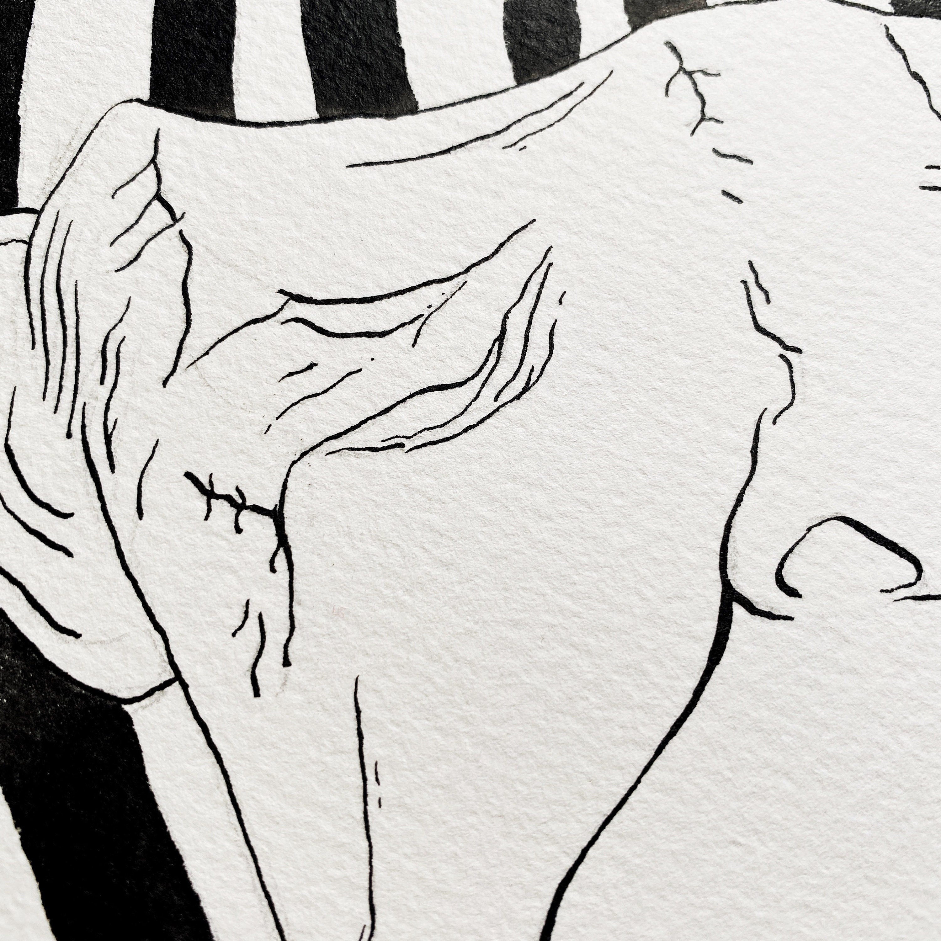 Hypno (Original Ink and Watercolor)