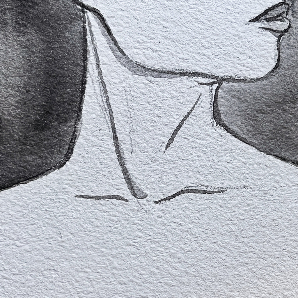 Birch (Original Ink and Watercolor)