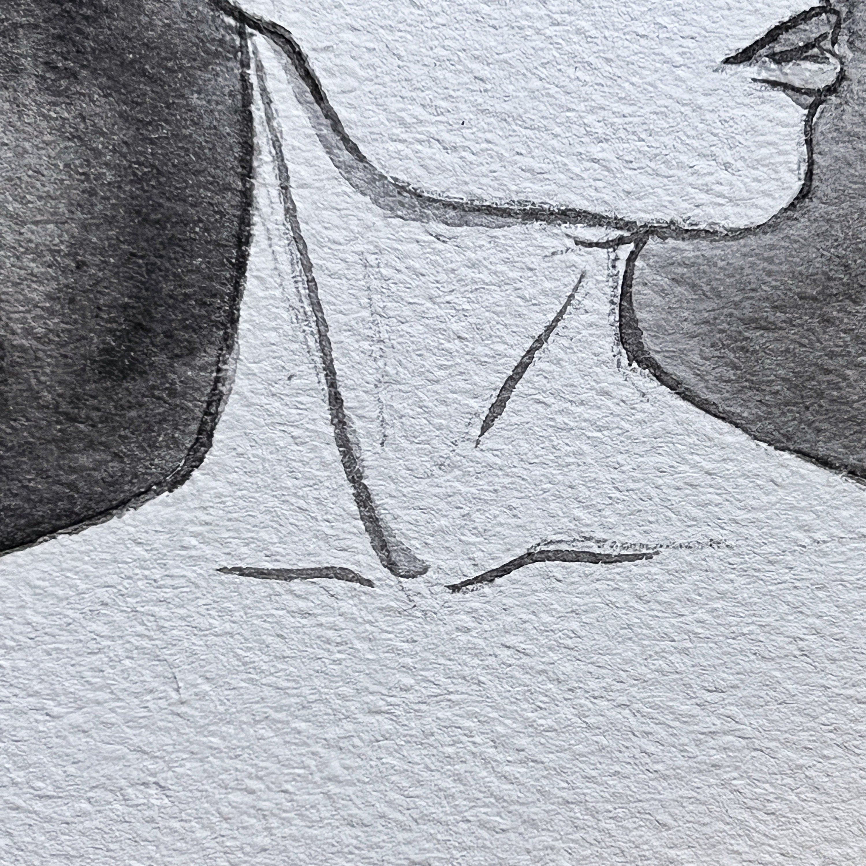 Birch (Original Ink and Watercolor)