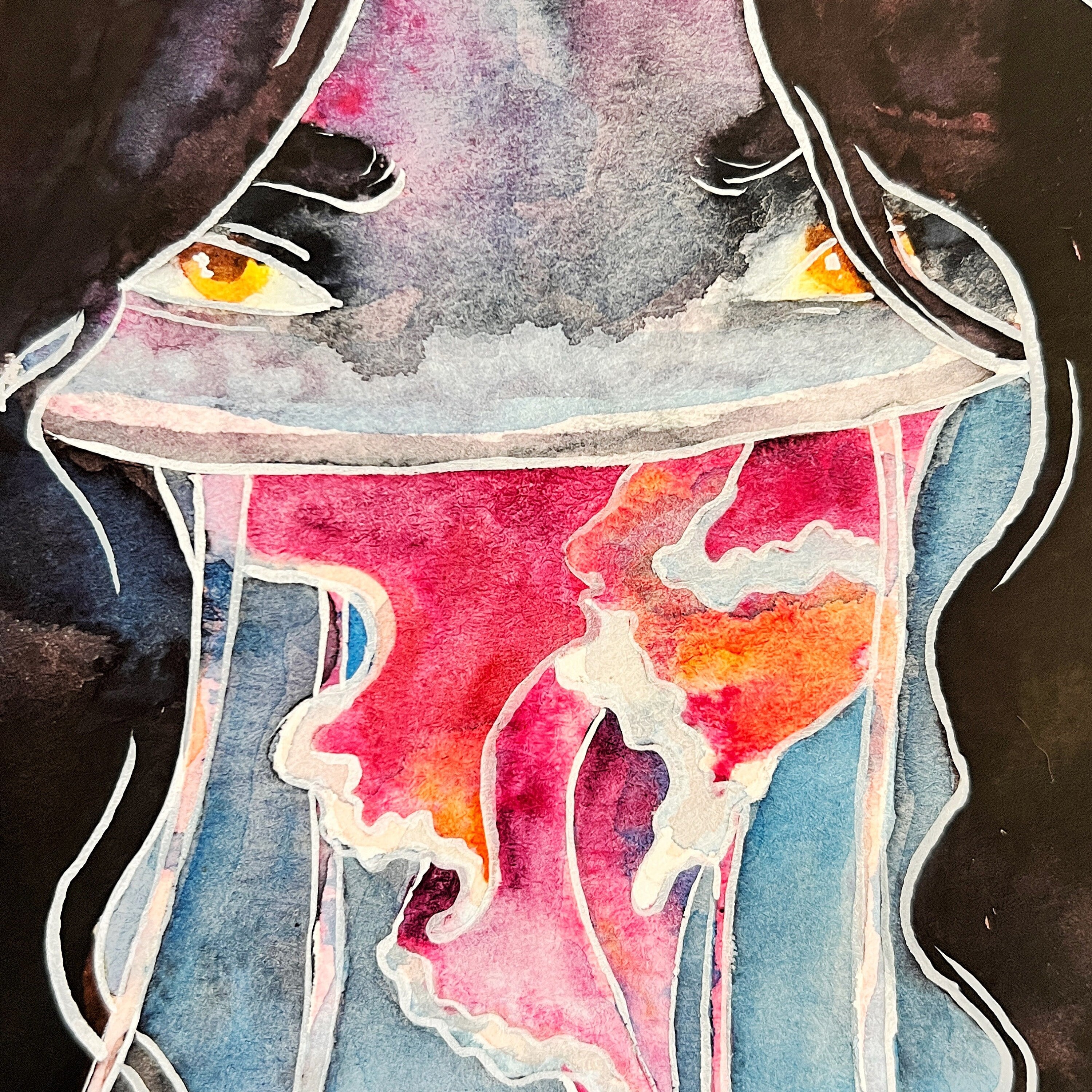 Jelly (Original Ink and Watercolor)