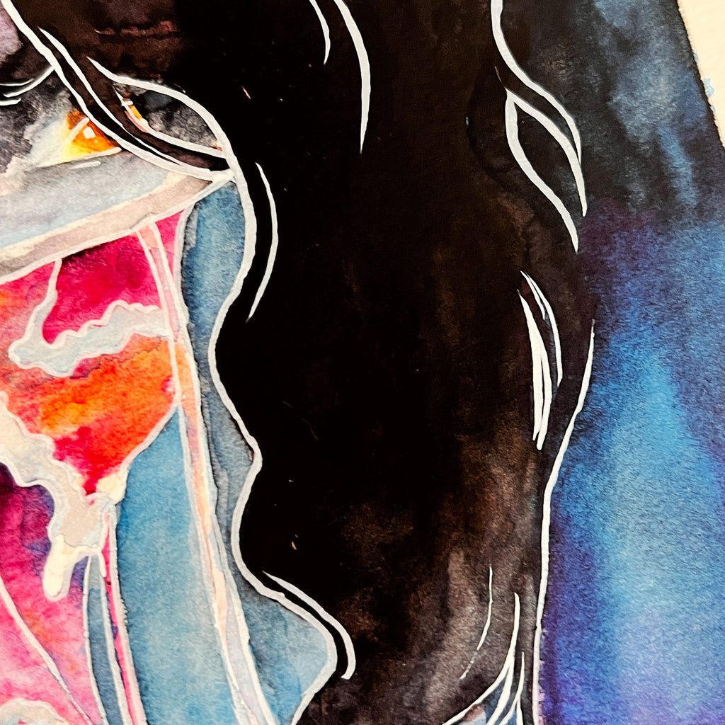 Jelly (Original Ink and Watercolor)