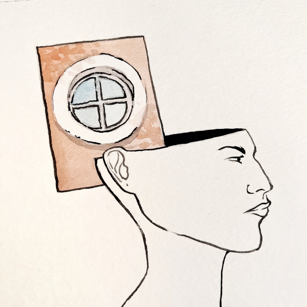 Dream (Original Ink and Watercolor)