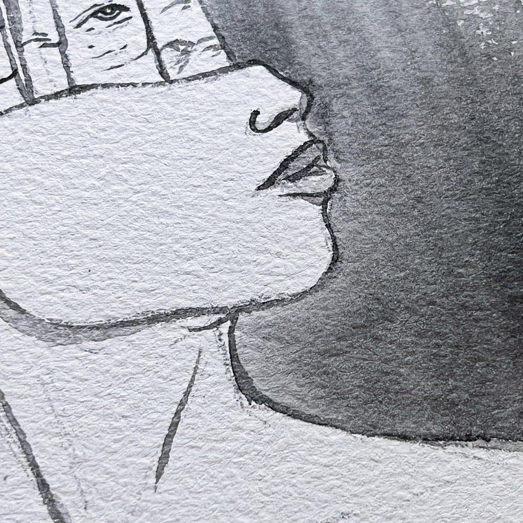 Birch (Original Ink and Watercolor)