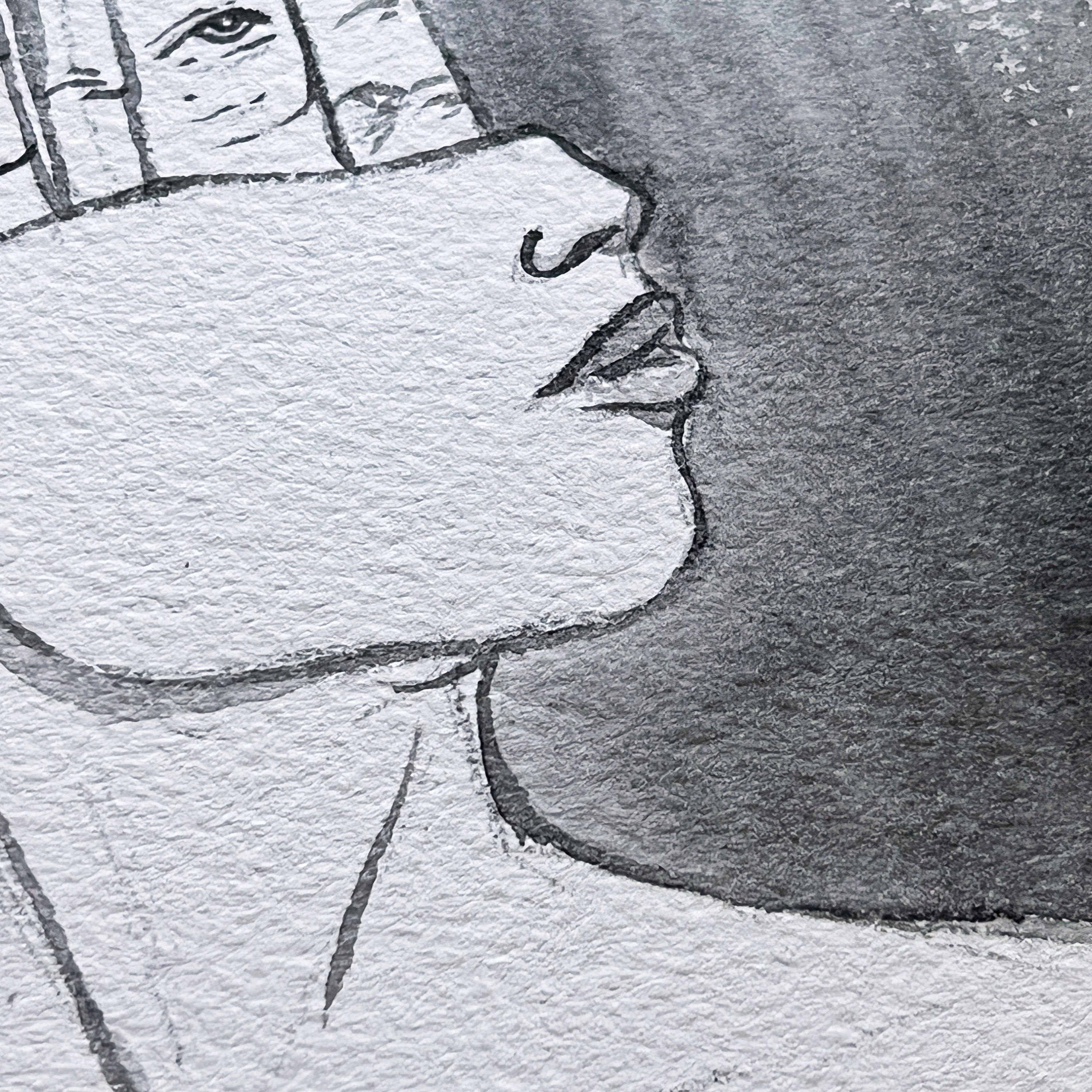 Birch (Original Ink and Watercolor)