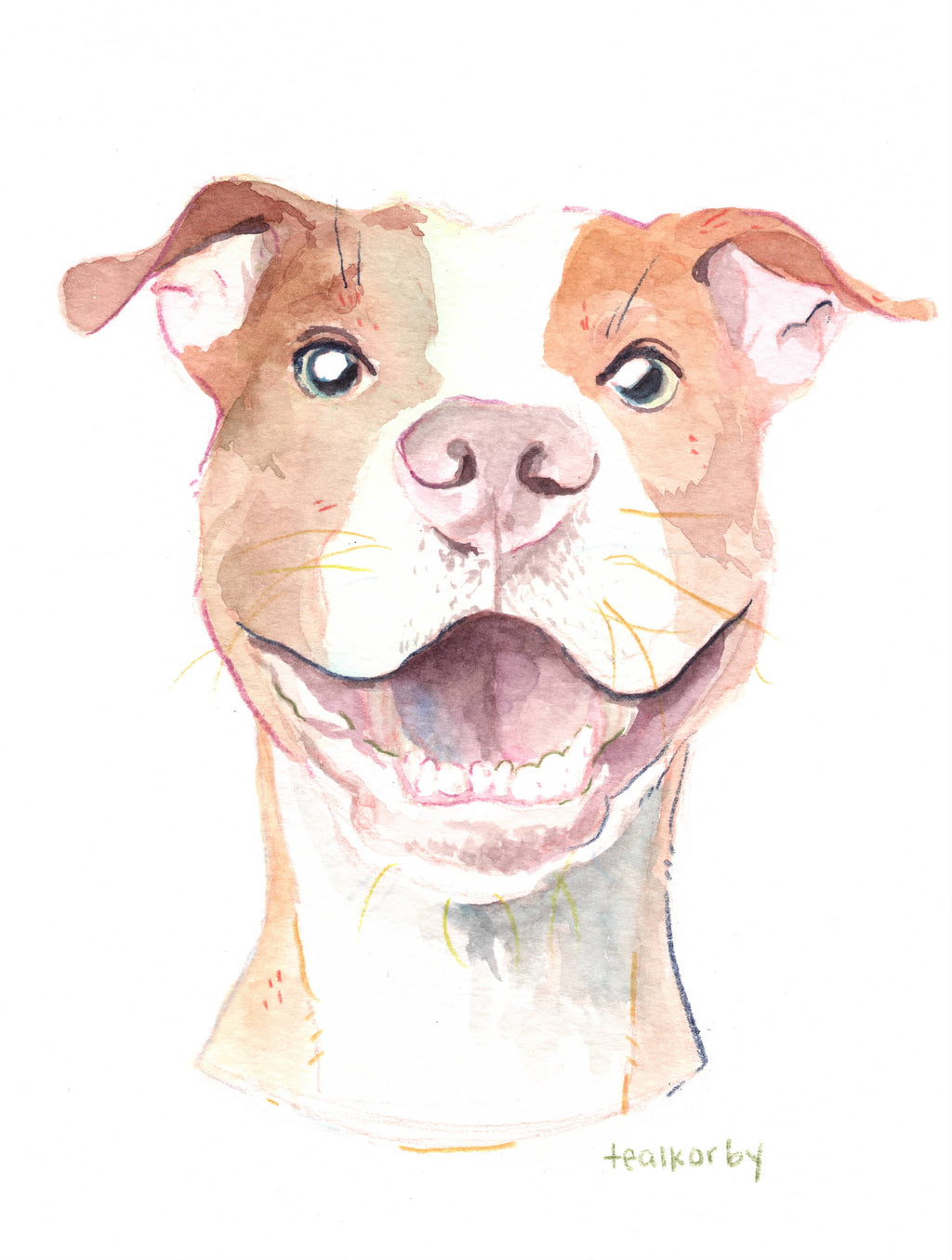 The "Boop-able" Portrait: Custom Hand-Painted Pit
