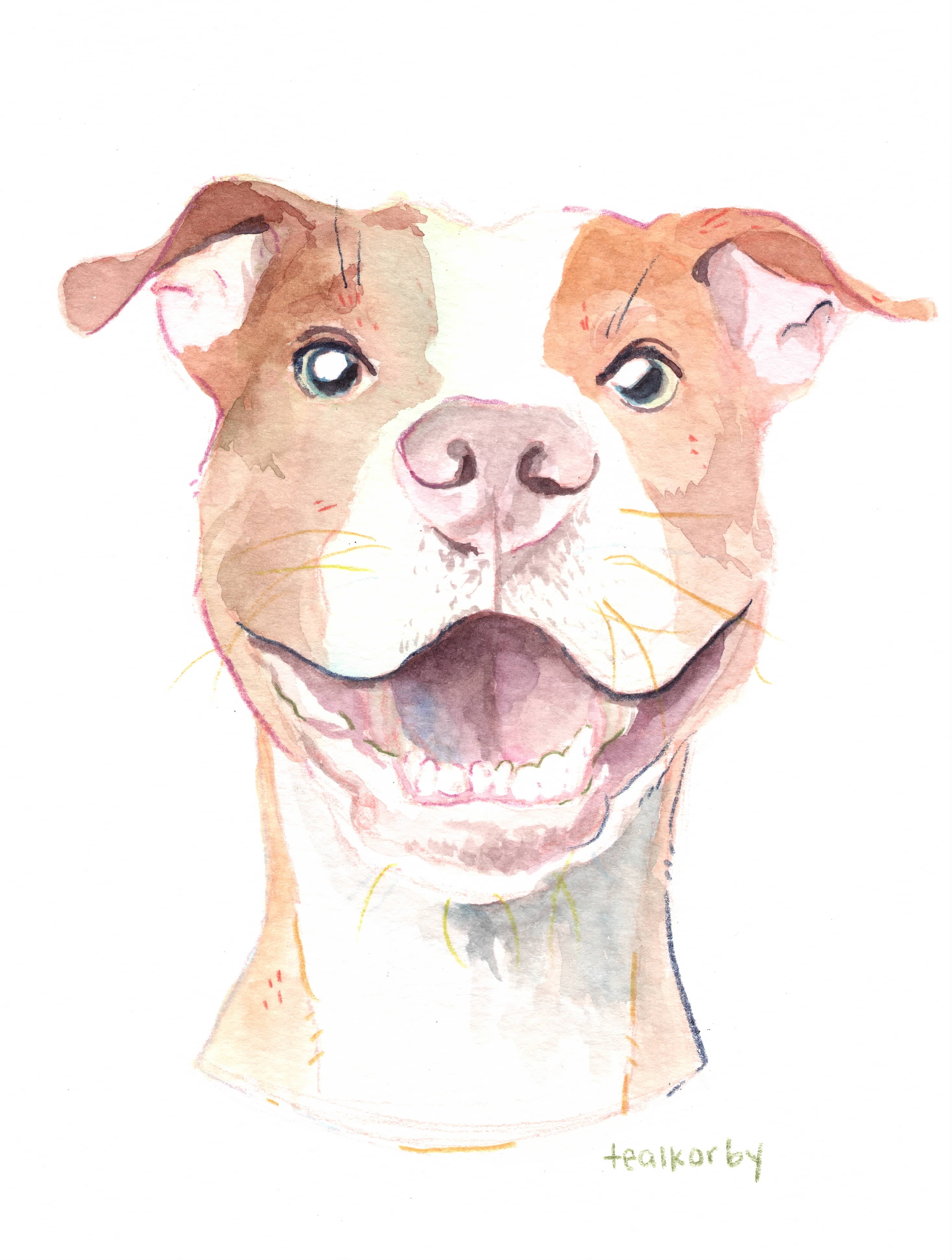 The "Boop-able" Portrait: Custom Hand-Painted Pit