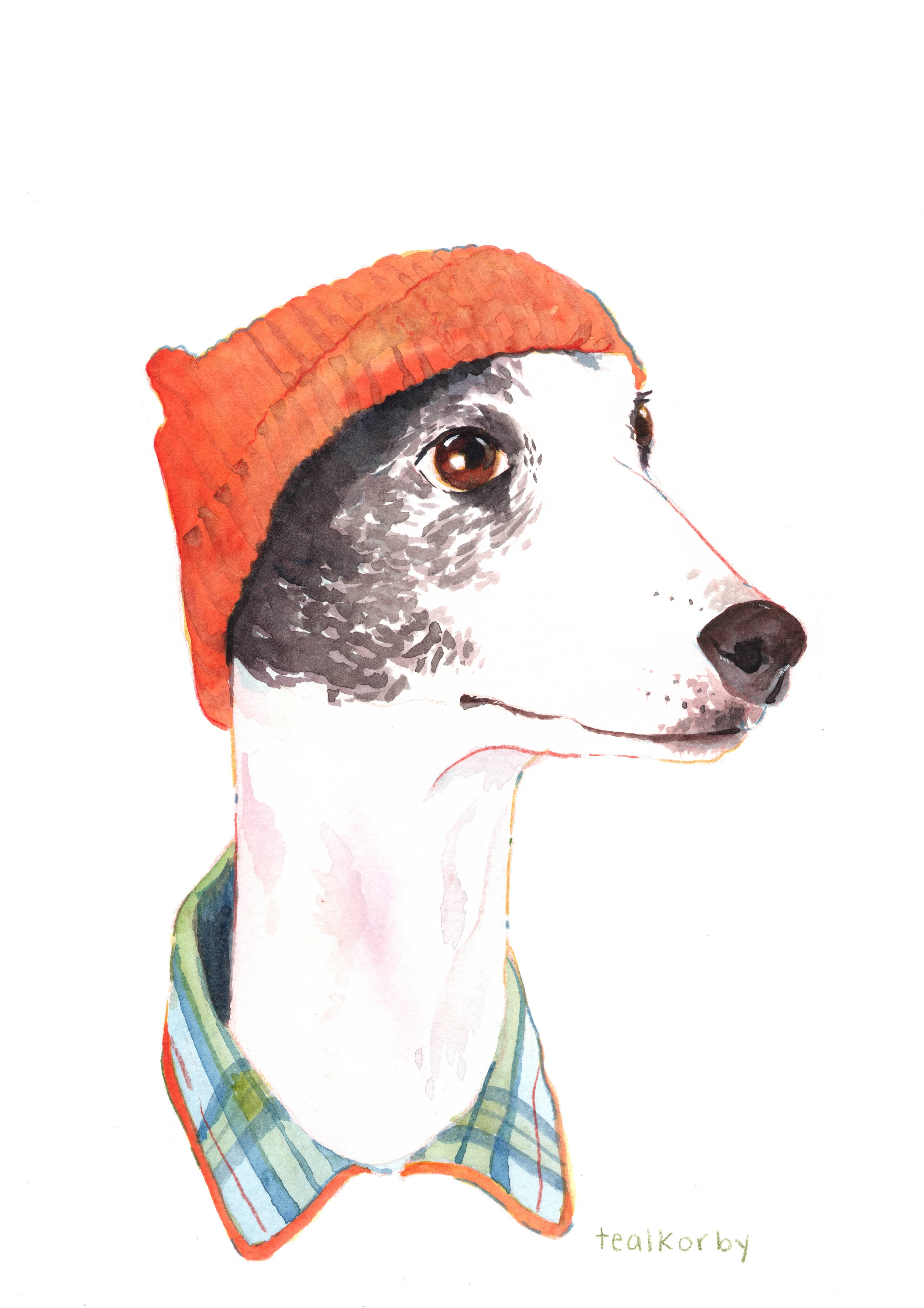 The "Boop-able" Portrait: Custom Hand-Painted Dog Art
