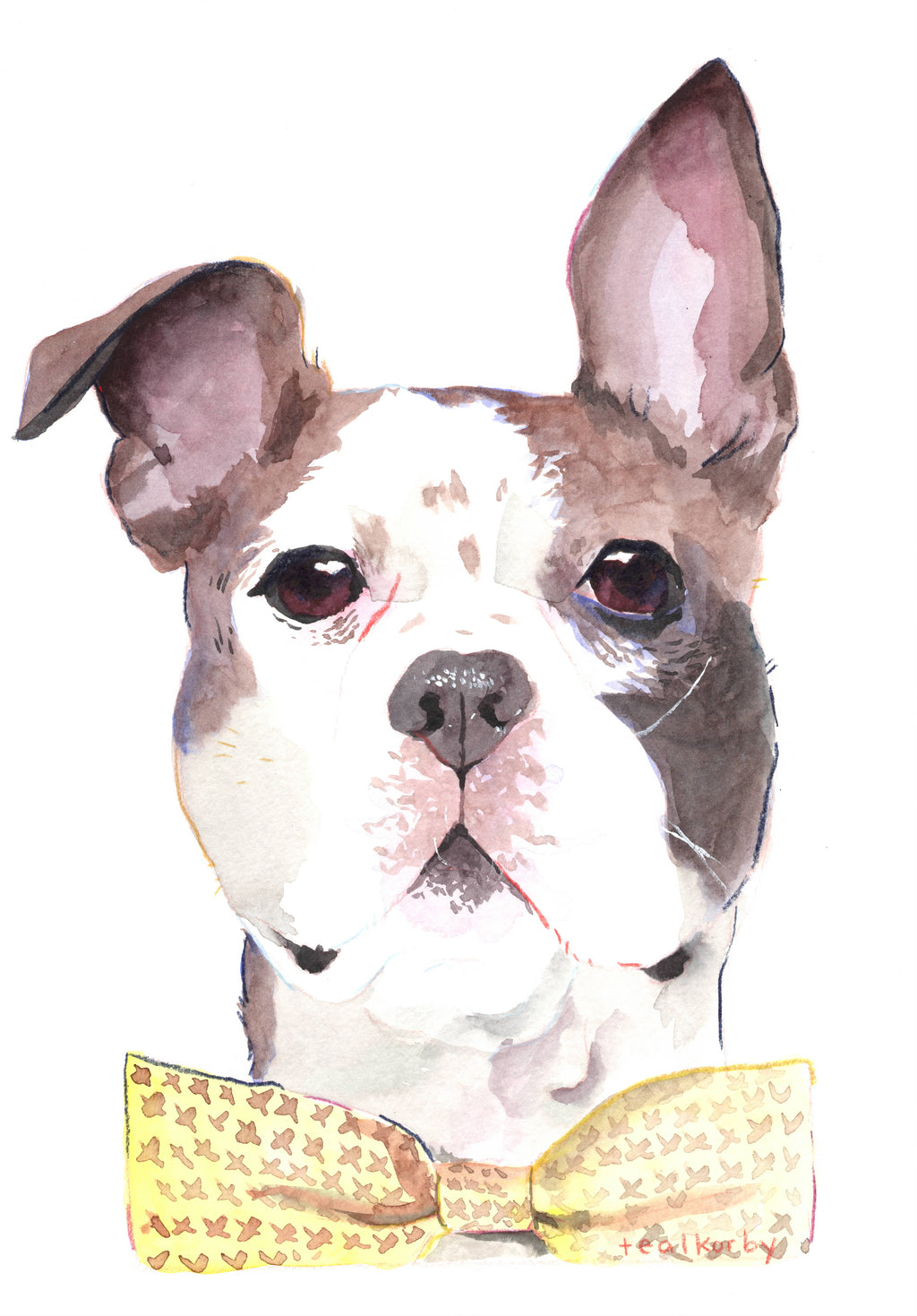 The "Boop-able" Portrait: Custom Hand-Painted Dapper Dog Art