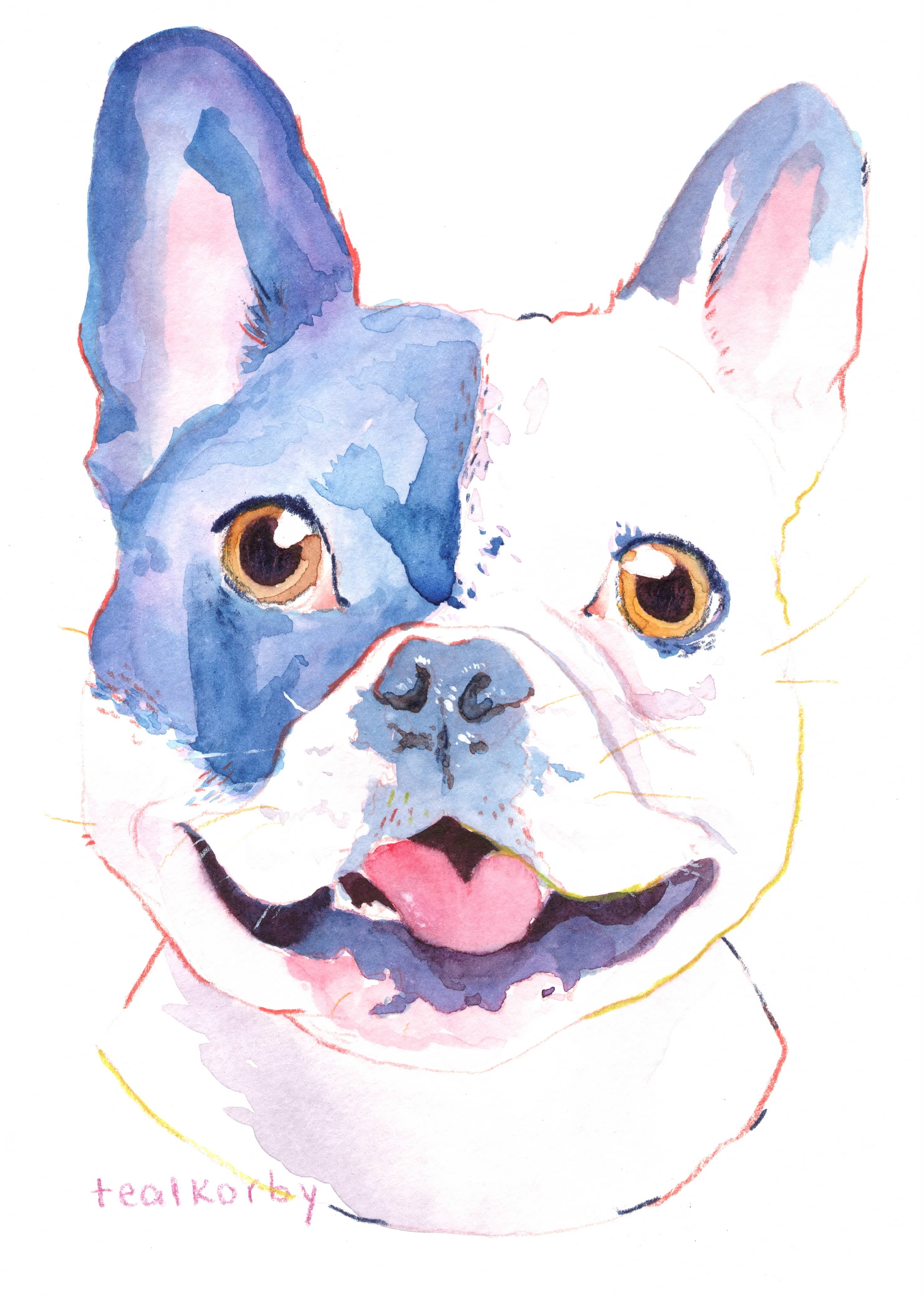 The "Boop-able" Portrait: Custom Hand-Painted Frenchie