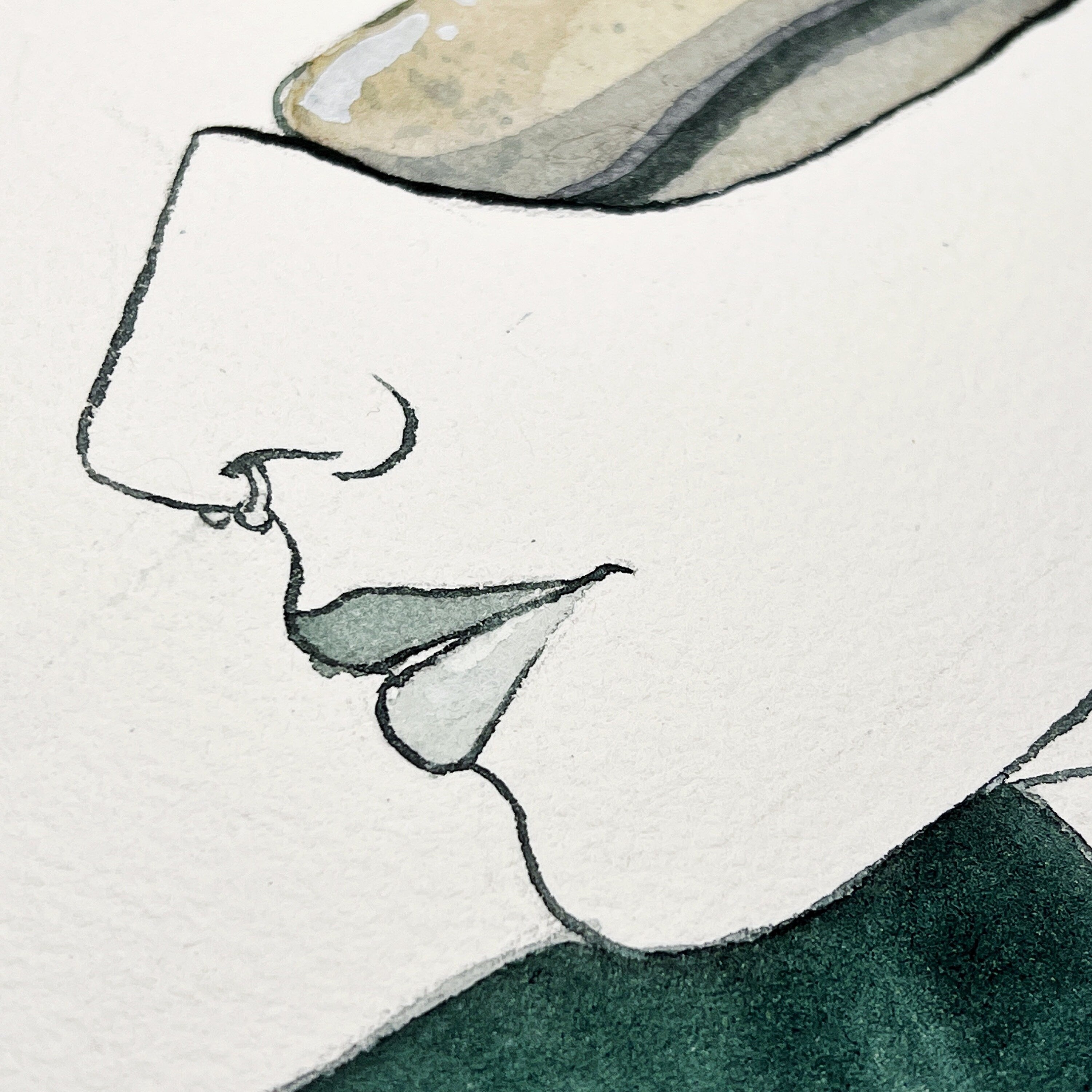 Peace (Original Ink and Watercolor)