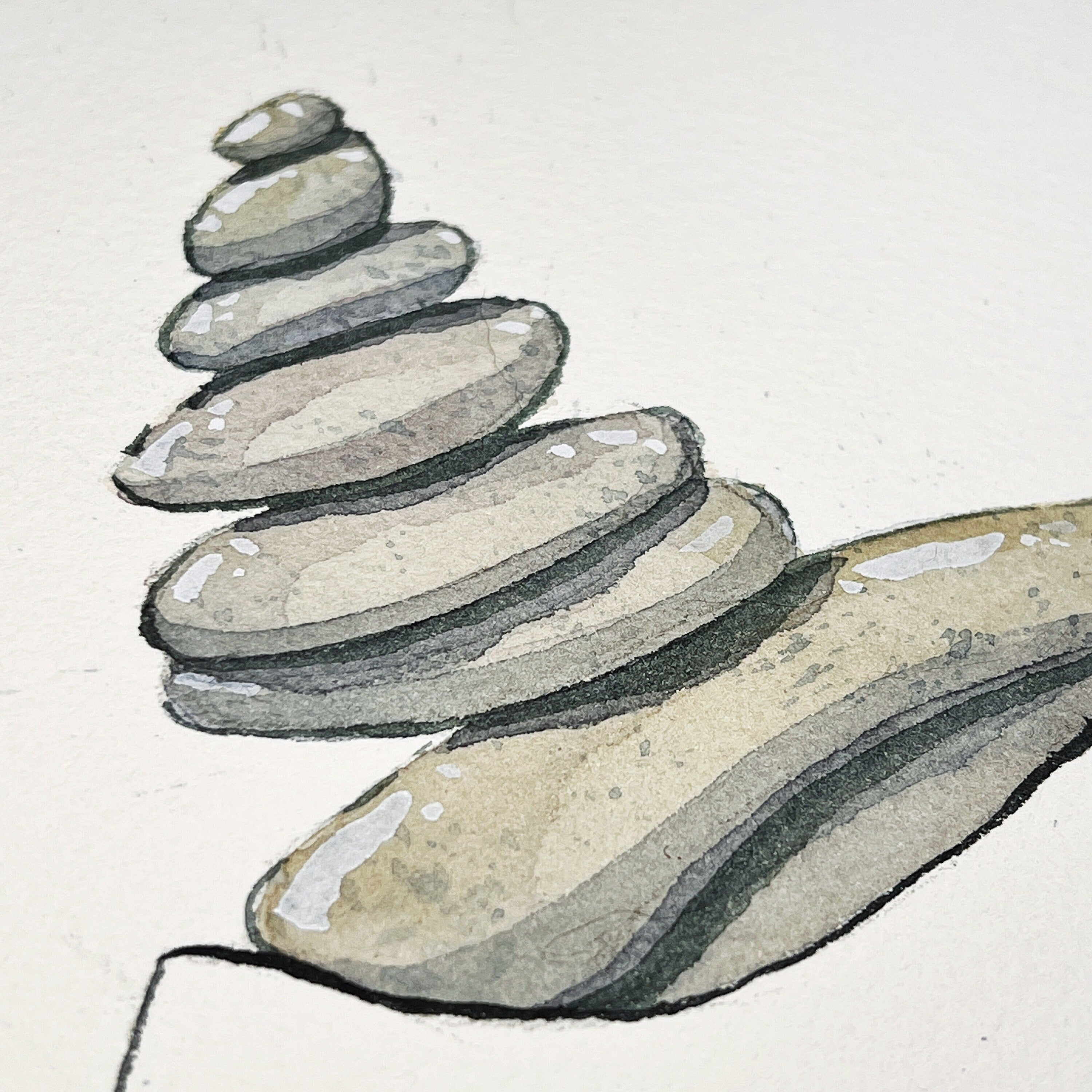 Peace (Original Ink and Watercolor)