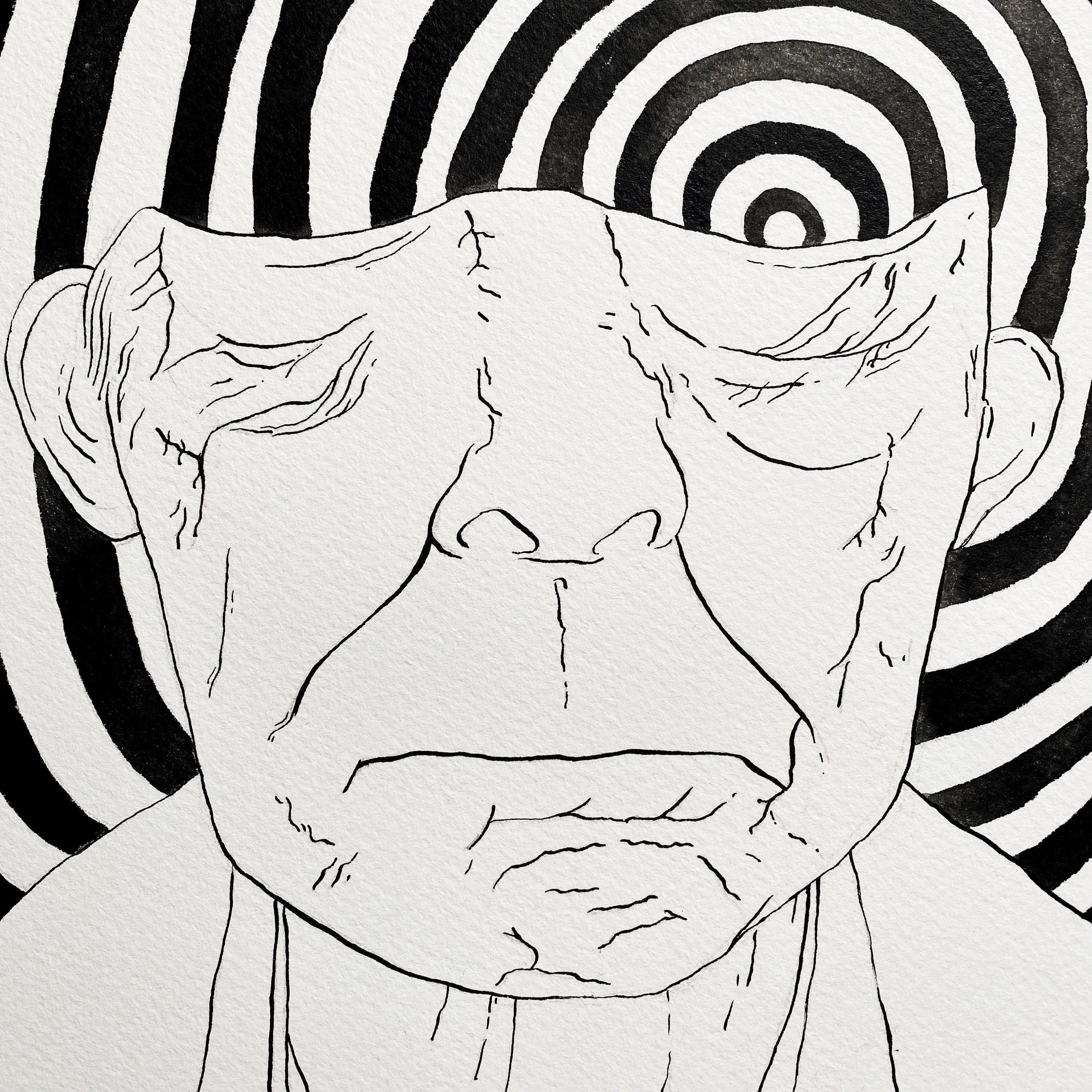 Hypno (Original Ink and Watercolor)