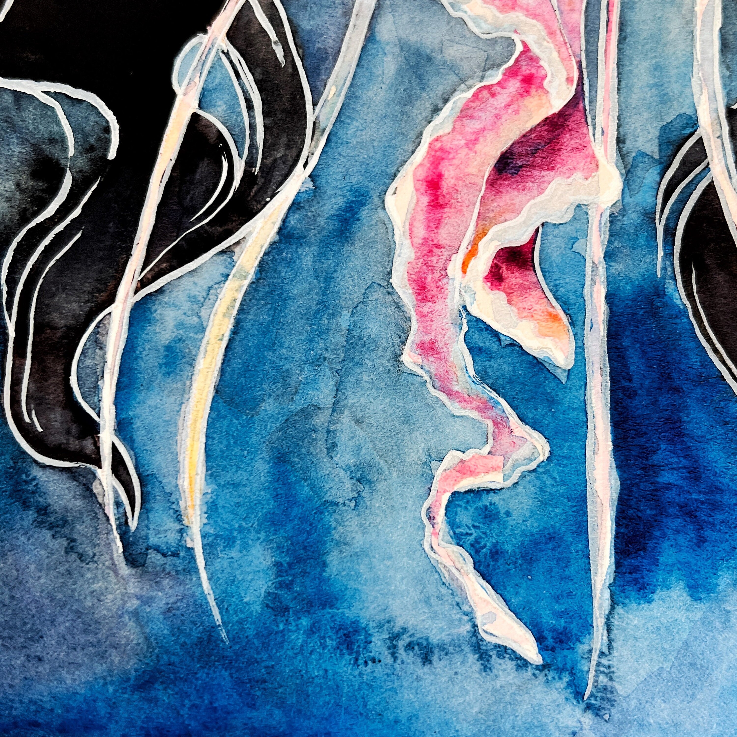 Jelly (Original Ink and Watercolor)