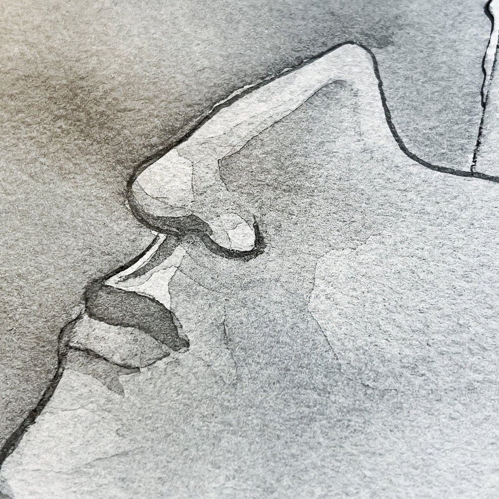 Snuffed (Original Ink and Watercolor)